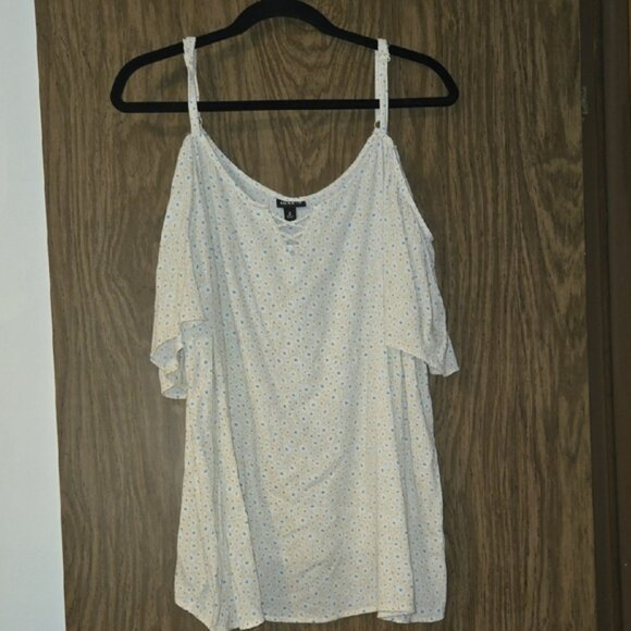 torrid Tops - Torrid Floral Cold Shoulder Top